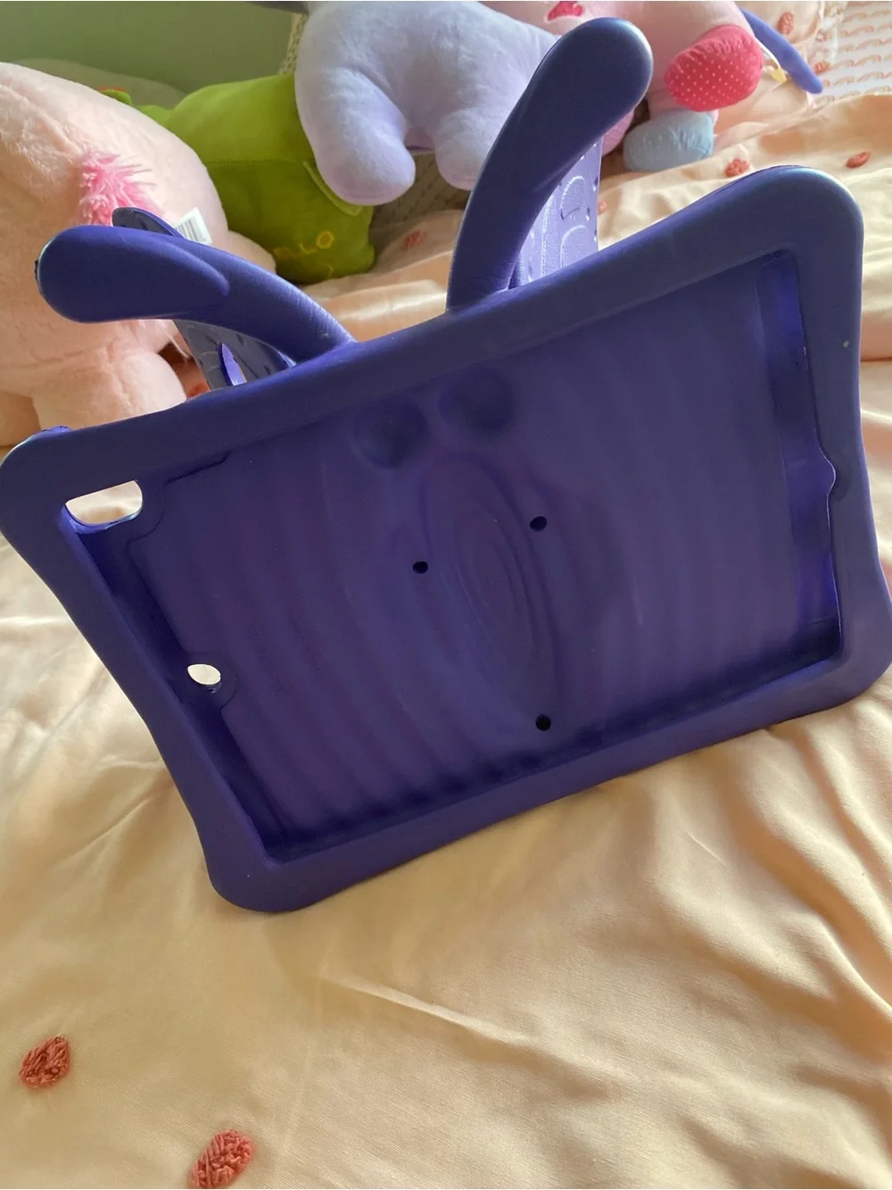 Purple Kids Foam Tablet Case with Built-In Stand